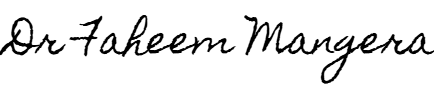 Dr Faheem Signature
